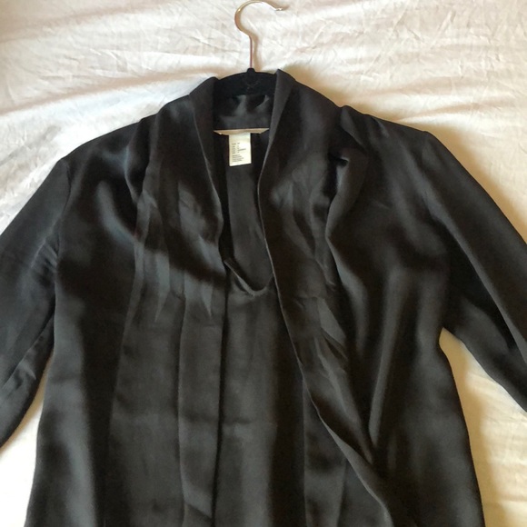 Silk H&M Blouse w Silk Collar Ties - Picture 2 of 7